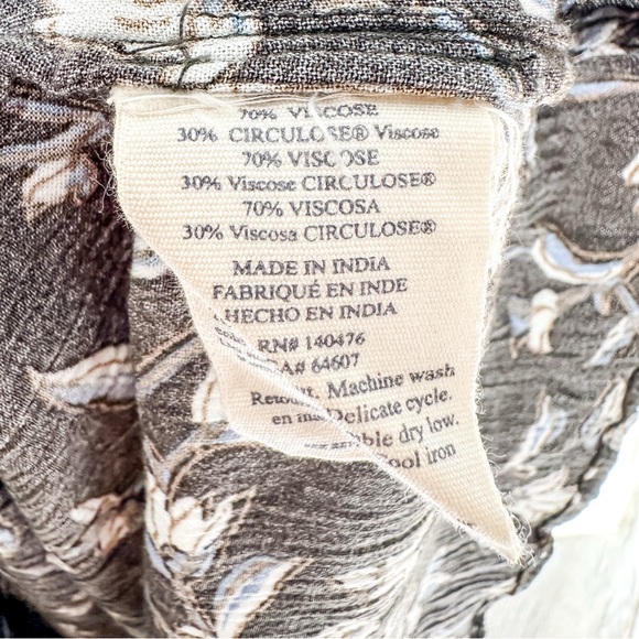 Faherty Dakota Long Sleeve Midi Dress Women’s - Size Large - Picture 10 of 13